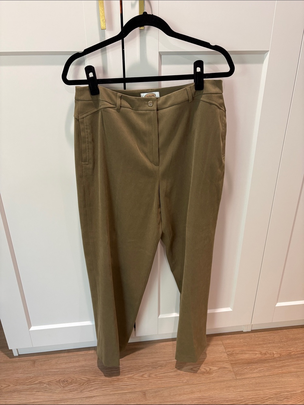Talbots Women’s Olive Tan Slacks 14P